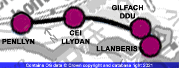 Llanberis Lake Railway Map