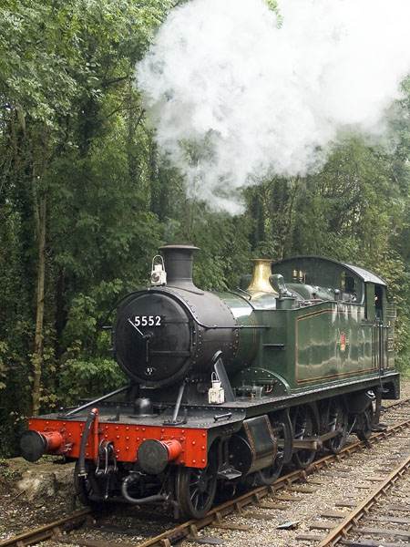 GWR 5552,Bodmin and Wenford Railway,Heritage,Train,Steam Engine,Locomotive