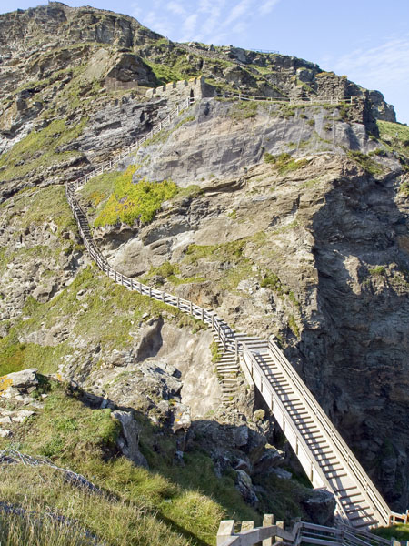 Bridge,Tintagel Castle