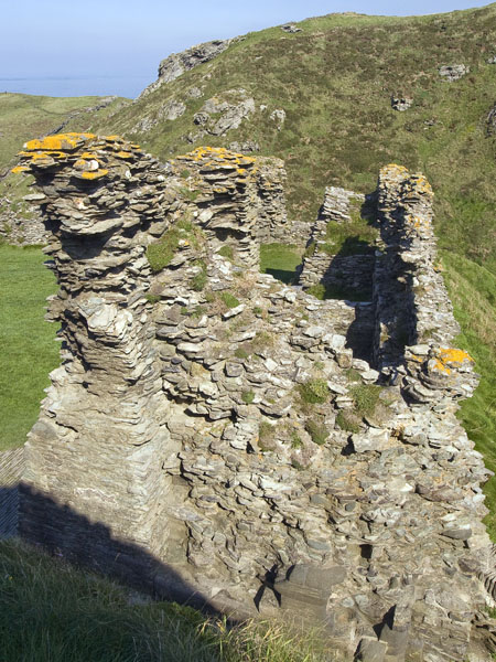 Wall,Mainland Courtyard,Tintagel Castle