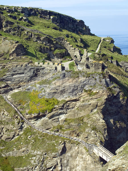 Island Courtyard,Tintagel Castle