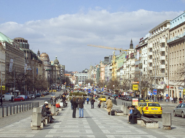 Václavské námestí­,Vaclavske namesti,Wencaslas Square,Nové Město,Nove Mesto,New Town,Prague,Praha