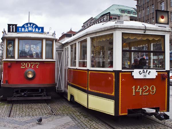 Tram Cafe,Café,Václavské náměstí,Wenceslas Square,Prague,Praha
