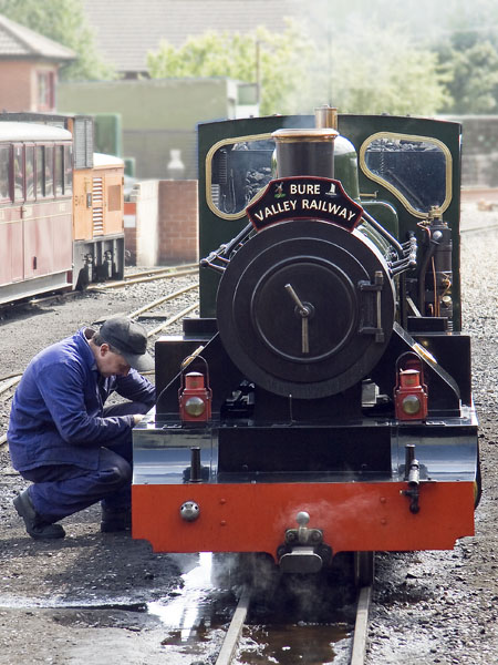 Spitfire,Steam Engine,Locomotive,BVR,Bure Valley Railway,Narrow Gauge,Miniature