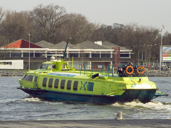 Fast Flying Ferry,Amsterdam,Hydrofoil,Het IJ