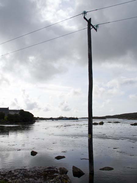 Ballycrovane Harbour,Electricity Pole,Beara Peninsula
