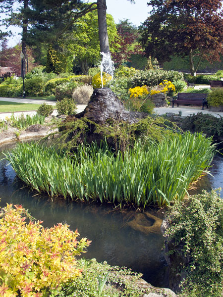 Fountain,Belper River Gardens