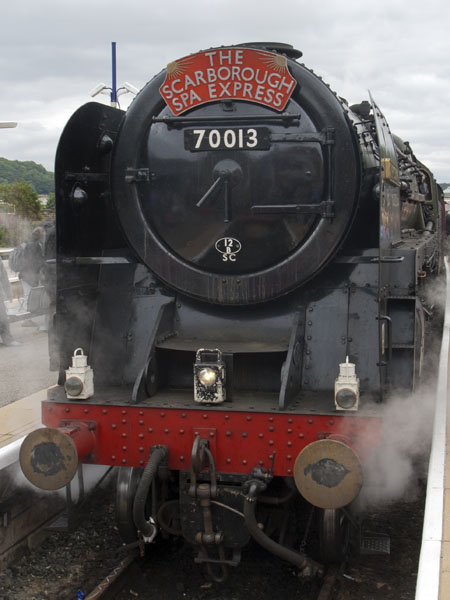 70013 Oliver Cromwell,Scarborough Spa Express,York Station,Train,Steam Engine,Locomotive,Railway,Railroad