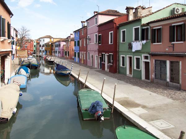 Fondamenta di Terranova,Burano,Houses,Lagoon,Canal,Venice