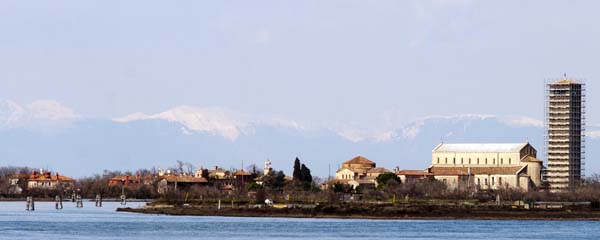 Torcello,Alps,Burano,Venice,Lagoon