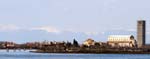 Torcello and the Alps from Burano