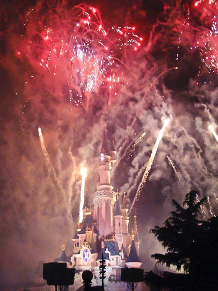 Fireworks,Disneyland Paris