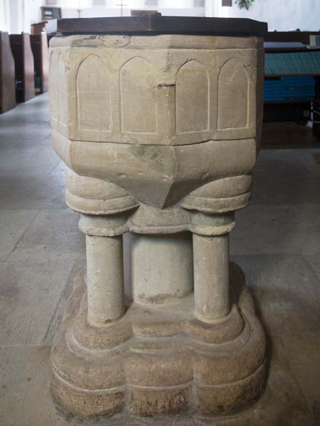 Font,St Nicholas' Church,West Itchenor