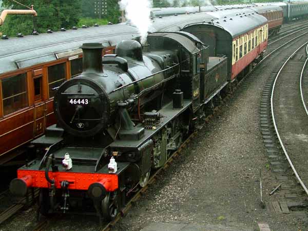 Severn Valley Railway,Heritage,2MT 46443,Steam Engine,Locomotive,Train