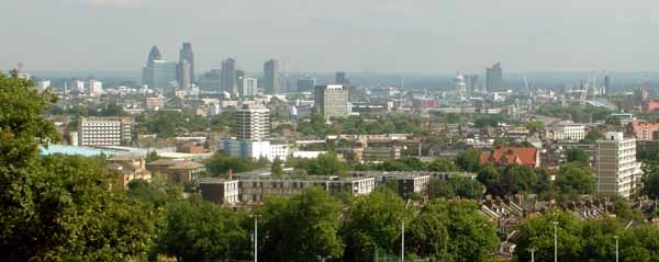 Hampstead Heath,Parliament Hill,St Pauls Cathedral,St Paul's Cathedral