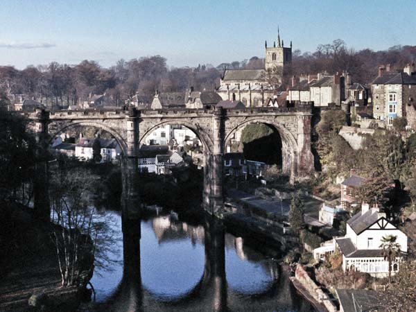 Knaresborough,Bridge,River,Buildings