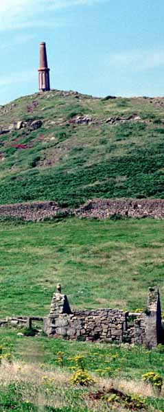 St Just,Cape Cornwall,Tin Mine,Chimney