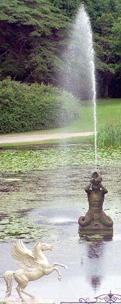 Powerscourt,Fountain,Triton